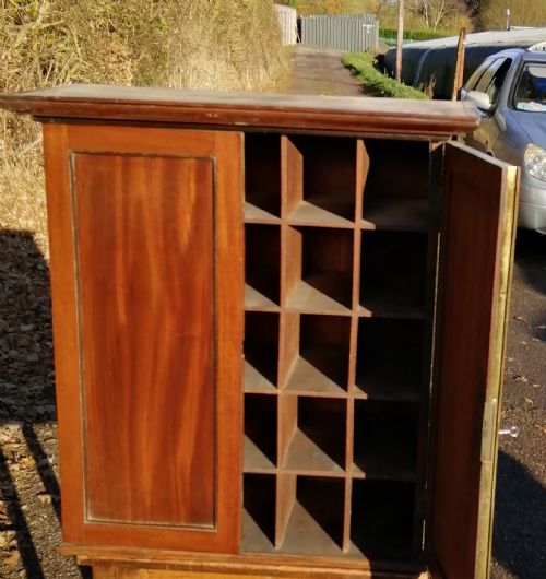 REGENCY MAHOGANY PIGEONHOLE ESTATE CABINET - ADDITIONAL PHOTO 7