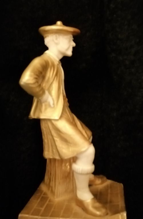 TWO ROYAL WORCESTER FIGURES DEPICTING A SCOTS MAN AND YANKY FROM COUNTRYS OF THE WORLD SERIES - ADDITIONAL PHOTO 7