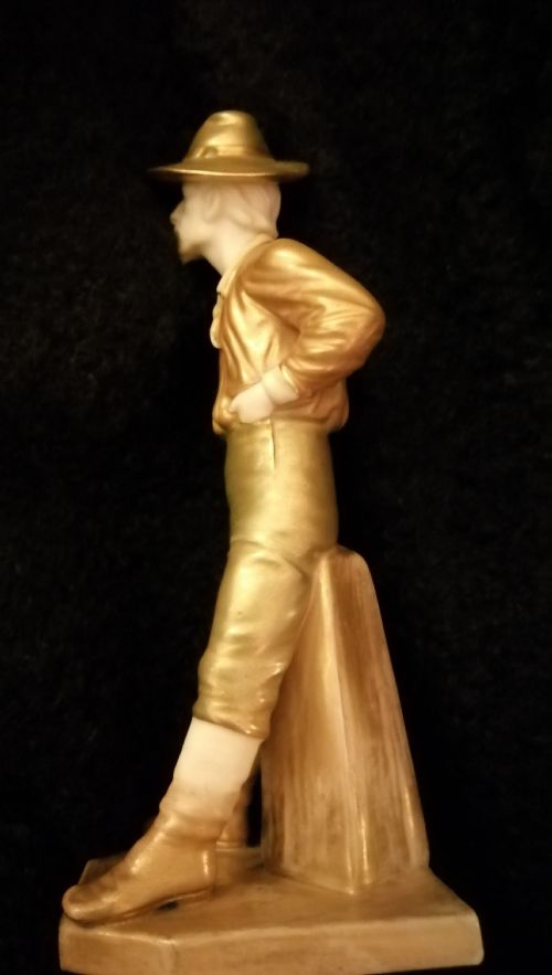 TWO ROYAL WORCESTER FIGURES DEPICTING A SCOTS MAN AND YANKY FROM COUNTRYS OF THE WORLD SERIES - ADDITIONAL PHOTO 9