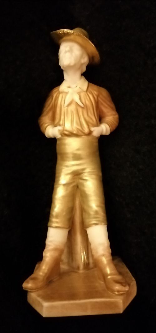 TWO ROYAL WORCESTER FIGURES DEPICTING A SCOTS MAN AND YANKY FROM COUNTRYS OF THE WORLD SERIES - ADDITIONAL PHOTO 11