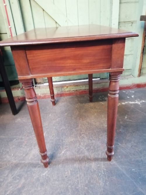 VICTORIAN SINGLE DRAWER SIDEWRITING TABLE - ADDITIONAL PHOTO 3