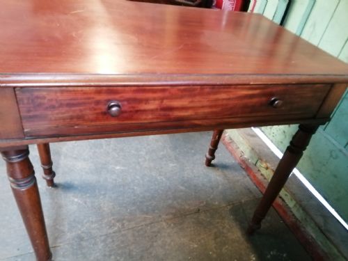 VICTORIAN SINGLE DRAWER SIDEWRITING TABLE - ADDITIONAL PHOTO 4
