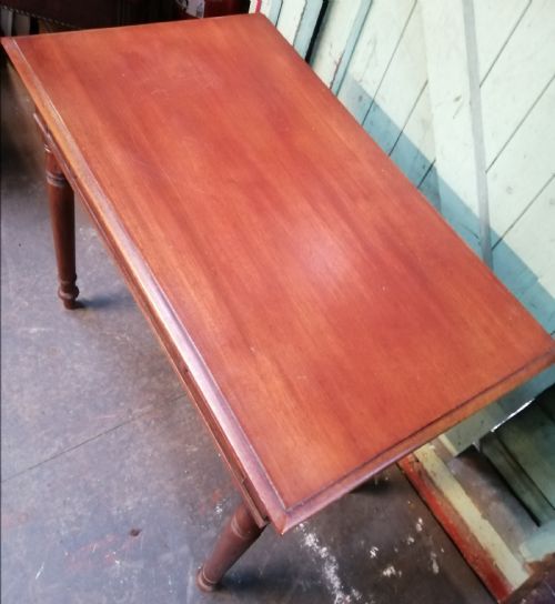 VICTORIAN SINGLE DRAWER SIDEWRITING TABLE - ADDITIONAL PHOTO 6