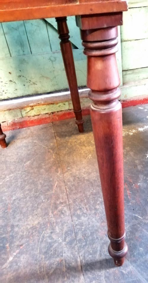 VICTORIAN SINGLE DRAWER SIDEWRITING TABLE - ADDITIONAL PHOTO 7