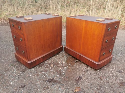 VICTORIAN SOLID MAHOGANY 3 PART DESK - ADDITIONAL PHOTO 12