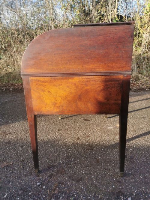 GEORGE 3RD TAMBOUR TOP KNEEHOLE DESK - ADDITIONAL PHOTO 8
