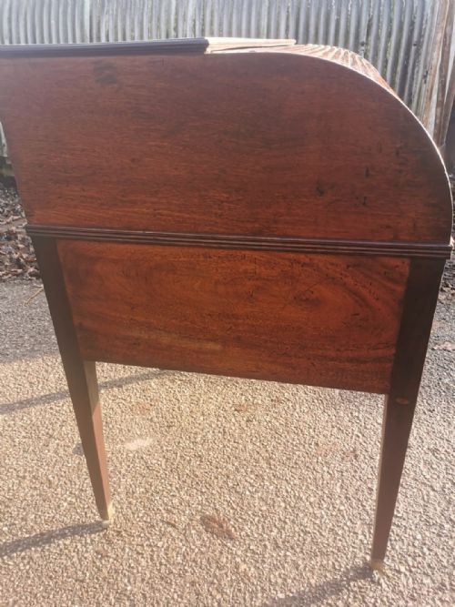 GEORGE 3RD TAMBOUR TOP KNEEHOLE DESK - ADDITIONAL PHOTO 10