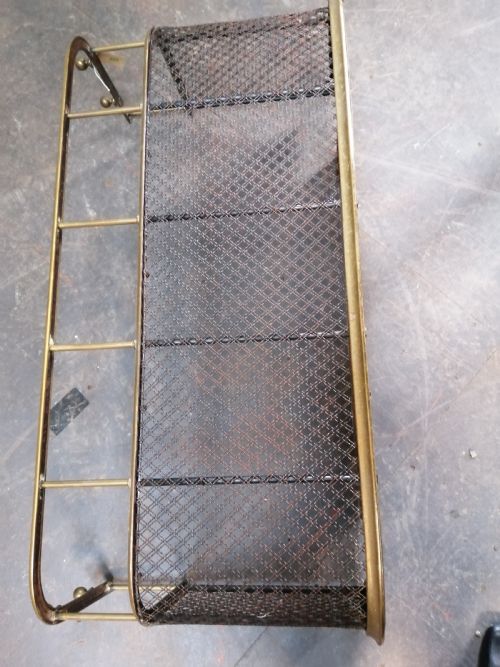 AN ATTRACTIVE BRASS AND MESH SPARK FENDER - ADDITIONAL PHOTO 2
