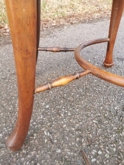 ATTRACTIVE VICTORIAN WALNUT OFFICEDESK CHAIR - ADDITIONAL PHOTO 1