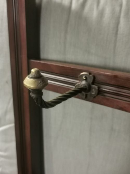 VICTORIAN WALNUT ART'S AND CRAFTS HALLSTAND - ADDITIONAL PHOTO 3