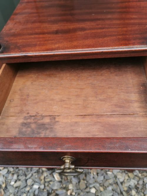 ANTIQUE MAHOGANY GEORGE 3RD WASHSTANDBEDSIDE TABLE - ADDITIONAL PHOTO 3