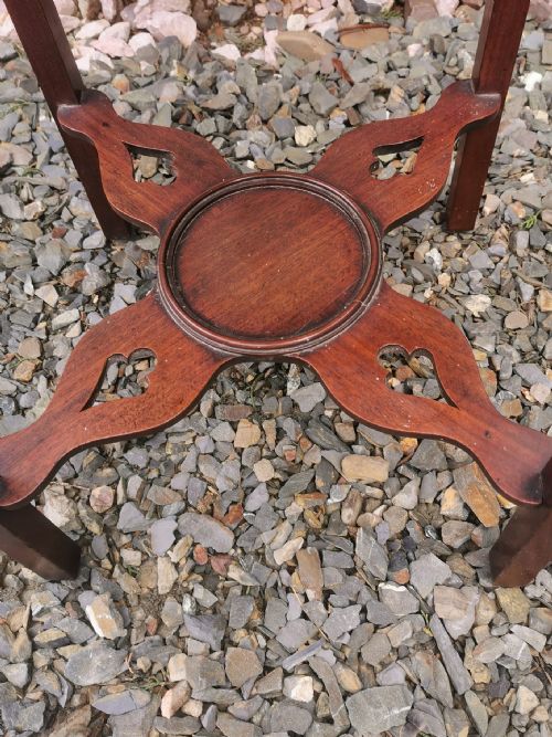 ANTIQUE MAHOGANY GEORGE 3RD WASHSTANDBEDSIDE TABLE - ADDITIONAL PHOTO 4