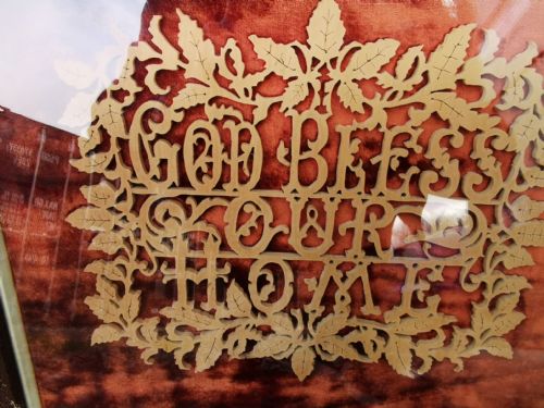 PAIR OF VICTORIAN FOLK ART FRETWORK PANELS - ADDITIONAL PHOTO 2