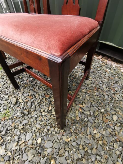APAIR OF GEORGE 3RD MAHOGANY SIDE CHAIRS - ADDITIONAL PHOTO 2