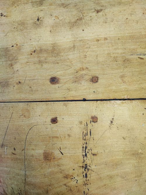 ANTIQUE FRENCH FRUIT WOOD DINING TABLE - ADDITIONAL PHOTO 1