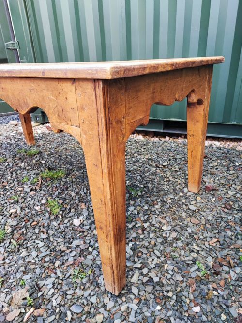ANTIQUE FRENCH FRUIT WOOD DINING TABLE - ADDITIONAL PHOTO 2