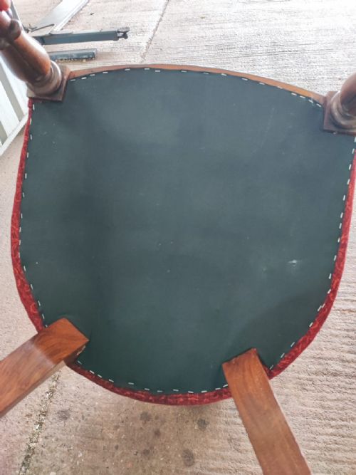 2 SIMILAR WILLIAM IV ROSEWOOD ARMCHAIRS PROVENANCE CALVARY AND GAURDS CLUB PICCADILLY - ADDITIONAL PHOTO 3
