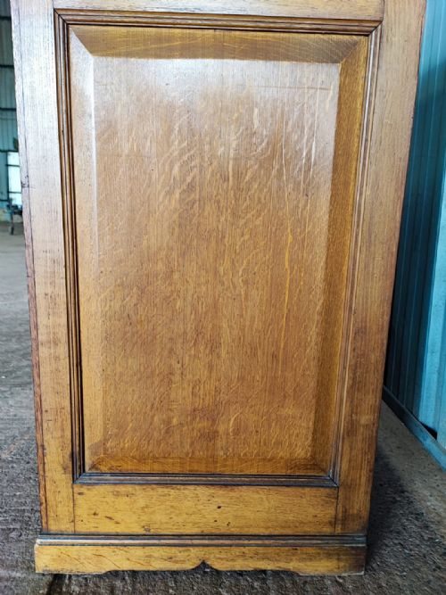 GOLDEN OAK VICTORIAN 2 DOOR CABINETCUPBOARD - ADDITIONAL PHOTO 4