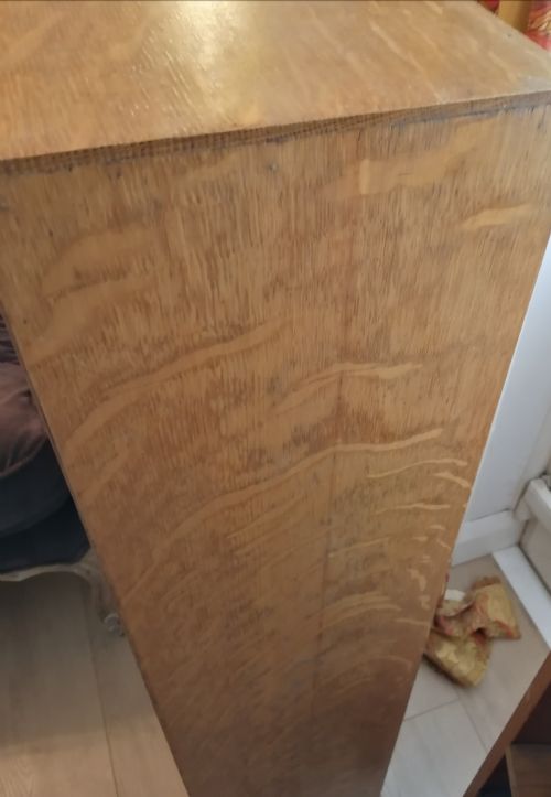 PAIR OF ANTIQUE OAK BOOKCASES - ADDITIONAL PHOTO 3