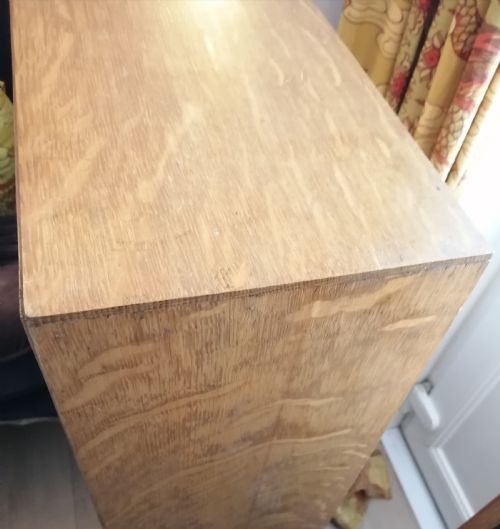 PAIR OF ANTIQUE OAK BOOKCASES - ADDITIONAL PHOTO 4