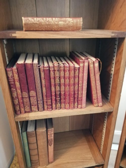 PAIR OF ANTIQUE OAK BOOKCASES - ADDITIONAL PHOTO 9