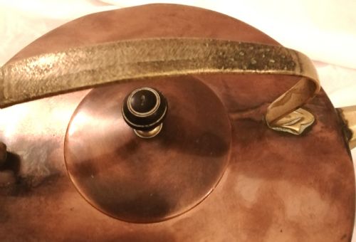 AN ARTS AND CRAFTS WAS BENSON BRASS AND COPPER KETTLE ON STAND - ADDITIONAL PHOTO 5