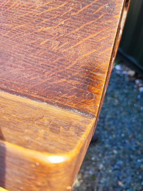 ANTIQUE CARVED OAK LECTURN - ADDITIONAL PHOTO 9