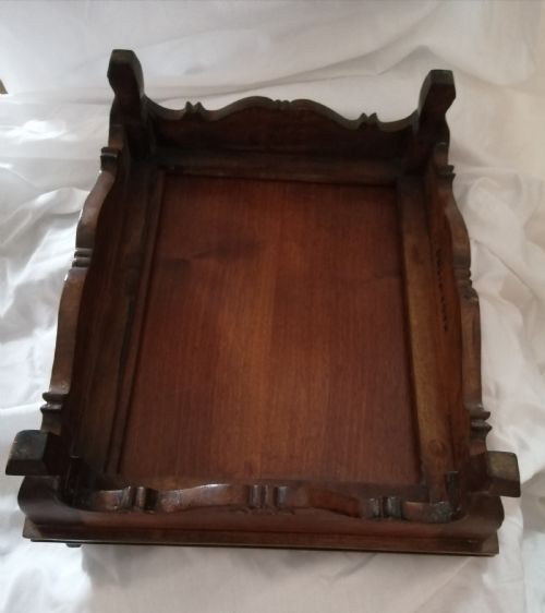 ANTIQUE MAHOGANY ADJUSTABLE BOOKREST STAND - ADDITIONAL PHOTO 9