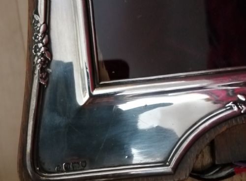 A GOOD PAIR OF EDWARDIAN SILVER HALLMARKED FRAMES - ADDITIONAL PHOTO 7