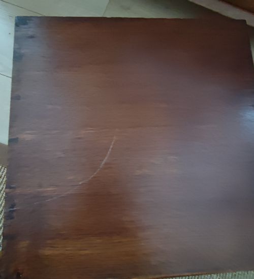 AN ANTIQUE OAK 6 DRAWER FILE CABINET - ADDITIONAL PHOTO 6
