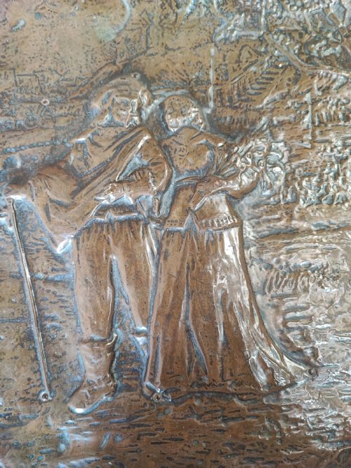 19C BRONZED LOG OR COAL BOX - ADDITIONAL PHOTO 9