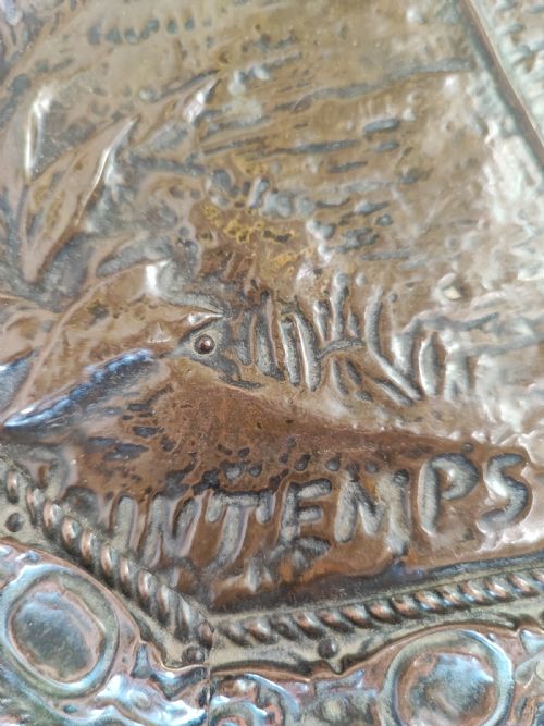 19C BRONZED LOG OR COAL BOX - ADDITIONAL PHOTO 10