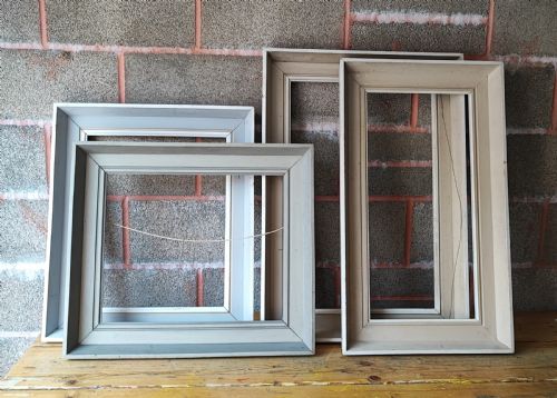 4 large antique painted frames - CATEGORY: ANTIQUE MISCELLANEOUS - DATED 1920