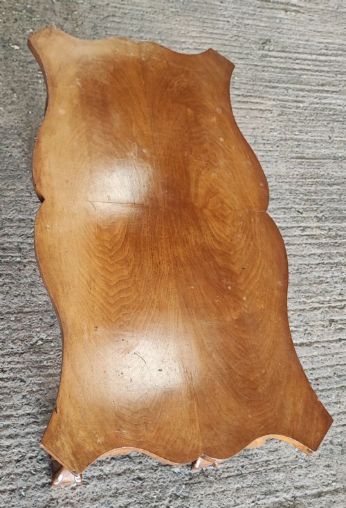 ANTIQUE WALNUT COFFEE TABLE - ADDITIONAL PHOTO 2