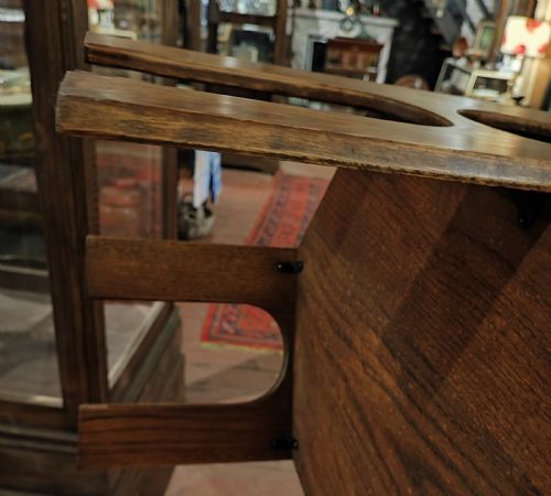 LIBERTY'S OF LONDON OAK ART'S AND CRAFTS OCCASIONAL BOOK TABLE - ADDITIONAL PHOTO 5