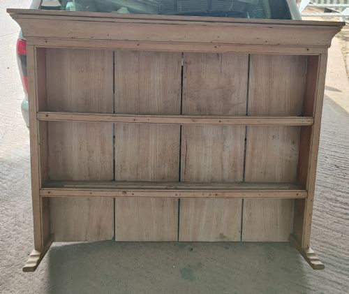 ANTIQUE RUSTIC SMALL PINE AND ELM DRESSER - ADDITIONAL PHOTO 2