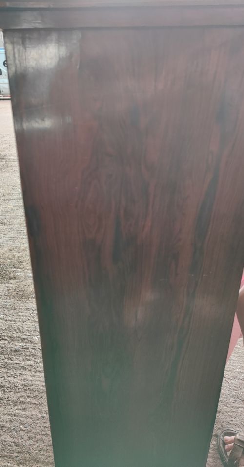 ANTIQUE ROSEWOOD INLAID MUSIC CABINET - ADDITIONAL PHOTO 6
