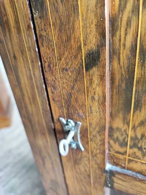 ANTIQUE ROSEWOOD INLAID MUSIC CABINET - ADDITIONAL PHOTO 7