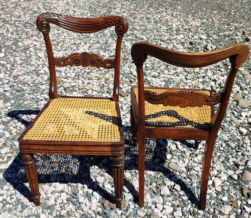 ANTIQUE PAIR OF ROSEWOOD AND BERGER'S SEAT SIDE CHAIRS BY GILLOWS - ADDITIONAL PHOTO 8