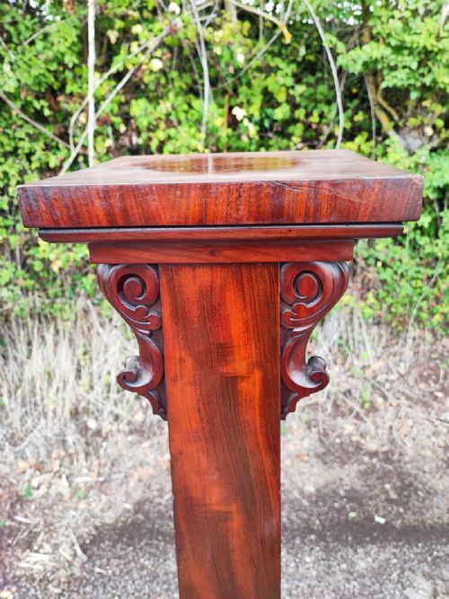 A FINE WILLIAM 1V MAHOGANY EXTENDING DINING TABLE WITH 2 LEAVES AND LEAF HOLDER - ADDITIONAL PHOTO 6