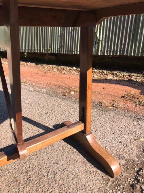 ANTIQUE FRENCH FRUITWOOD VENDANGE WINE TASTING TABLE - ADDITIONAL PHOTO 4