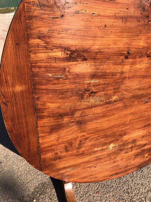 ANTIQUE FRENCH FRUITWOOD VENDANGE WINE TASTING TABLE - ADDITIONAL PHOTO 5