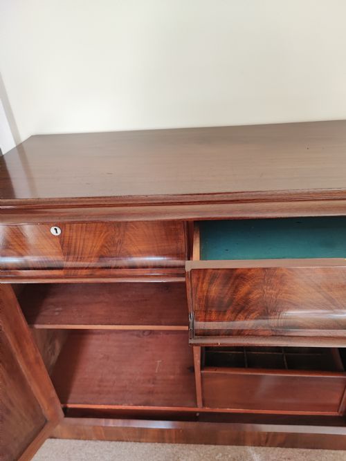 VICTORIAN MAHOGANY CHIFFONIERSIDEBOARDSIDE CABINET - ADDITIONAL PHOTO 3