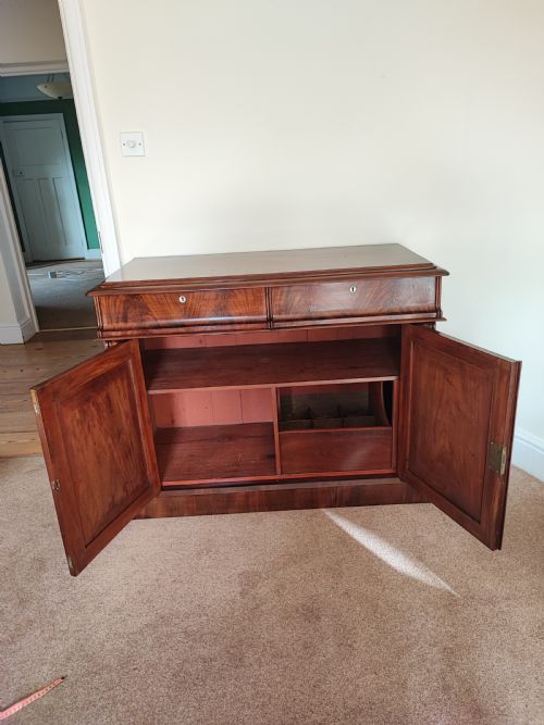 VICTORIAN MAHOGANY CHIFFONIERSIDEBOARDSIDE CABINET - ADDITIONAL PHOTO 8