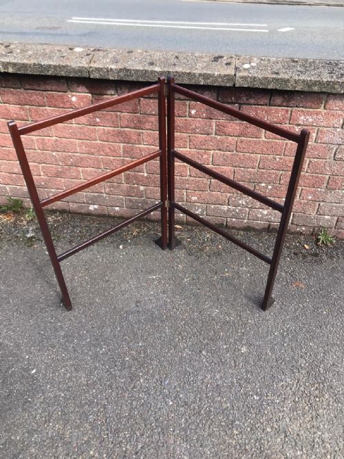 EDWARDIAN 6 BAR DOUBLE FOLDING TOWEL RAIL - ADDITIONAL PHOTO 1