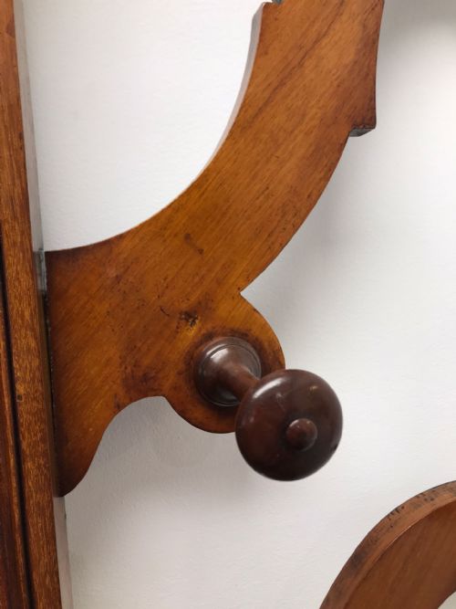 19C MAHOGANY TREE HALLSTAND - ADDITIONAL PHOTO 6