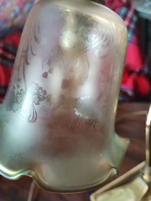 EDWARDIAN ADJUSTABLE TABLE LAMP - ADDITIONAL PHOTO 3