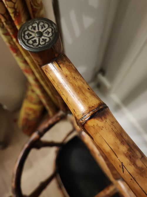 VICTORIAN BAMBOO UMBRELLA AND STICK STAND - ADDITIONAL PHOTO 5