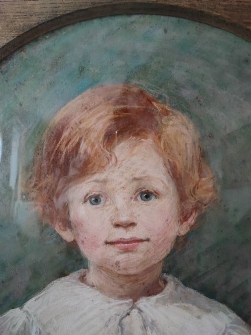 ORIGINAL PASTEL PORTRAIT OF AN EDWARDIAN BOY - ADDITIONAL PHOTO 7