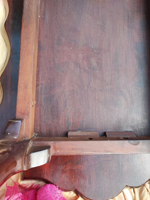 ANTIQUE GEORGE THE 3RD STYLE MAHOGANY OCCASIONALSILVER TRAY TOP TABLE - ADDITIONAL PHOTO 3